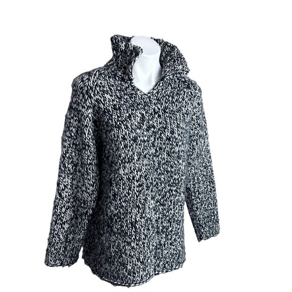 Liz Claiborne Chunky Knit Sweater Marled Pullover Wool Blend Size Medium Y2K - Picture 4 of 16